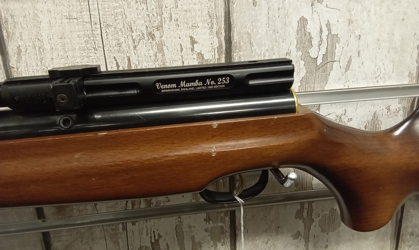 WEBLEY VENOM MAMBA .22 PCP RIFLE TWO SHOT SH2112008