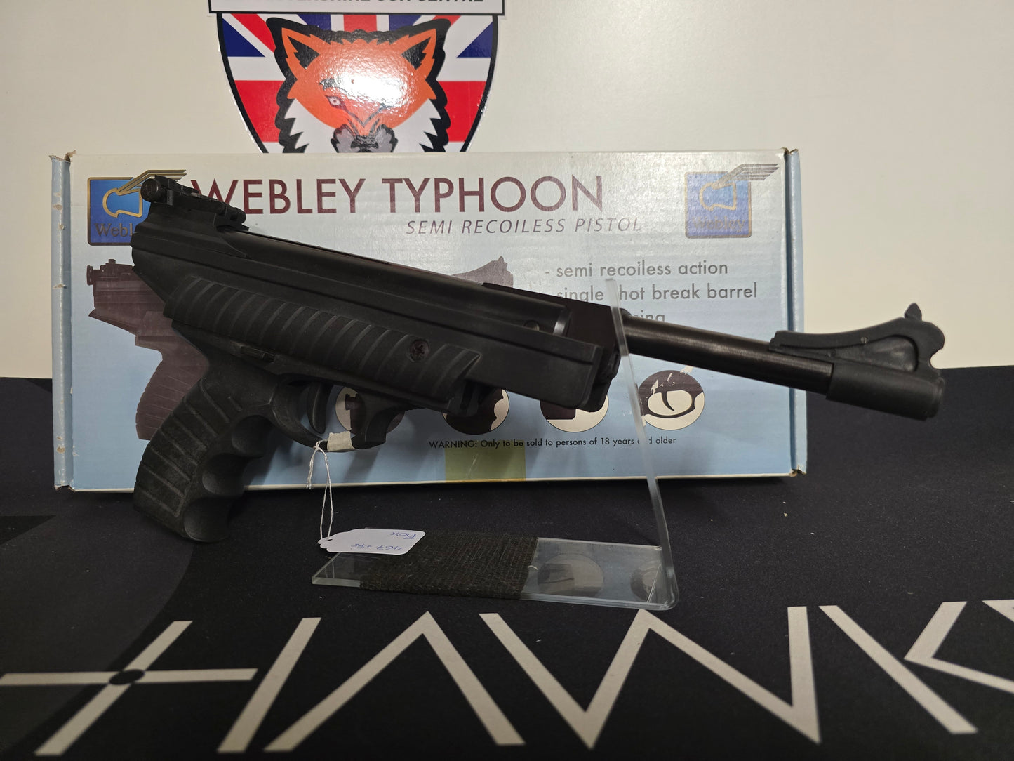 USED Webley Typhoon Spring .177 Pistol SH010825001