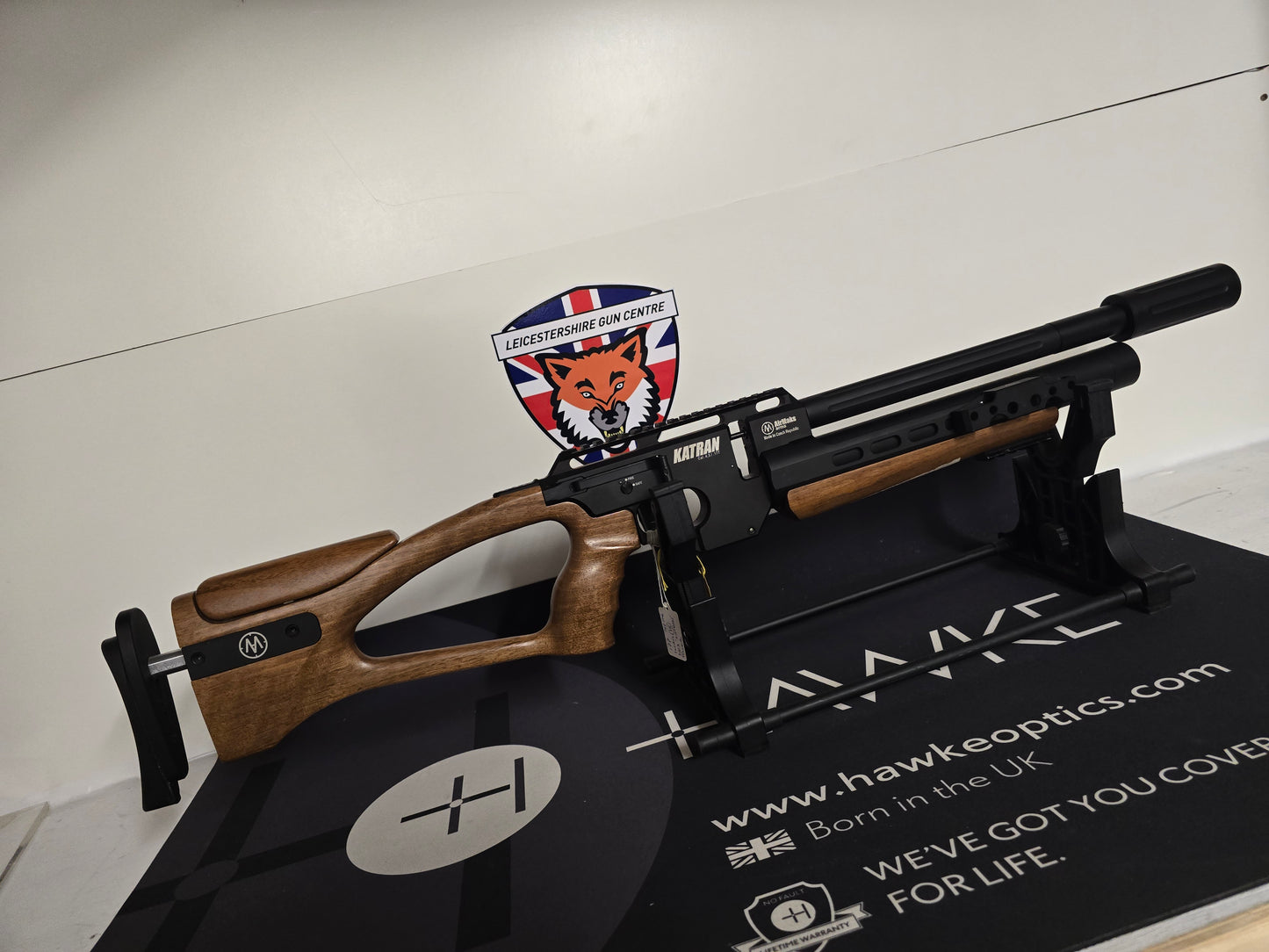 USED AirMaks Katran Compact Walnut .177 PCP RIFLE SH200925003
