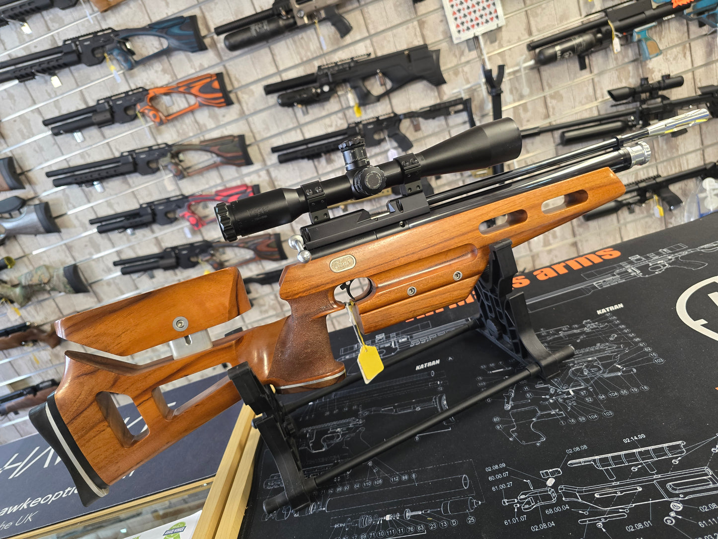 USED Air Arms S400 Carbine .177 PCP RIFLE SH241015005