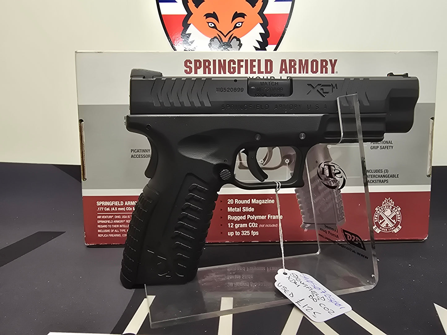USED Springfield Armory XDM C02 4.5mm Pistol SH050725001