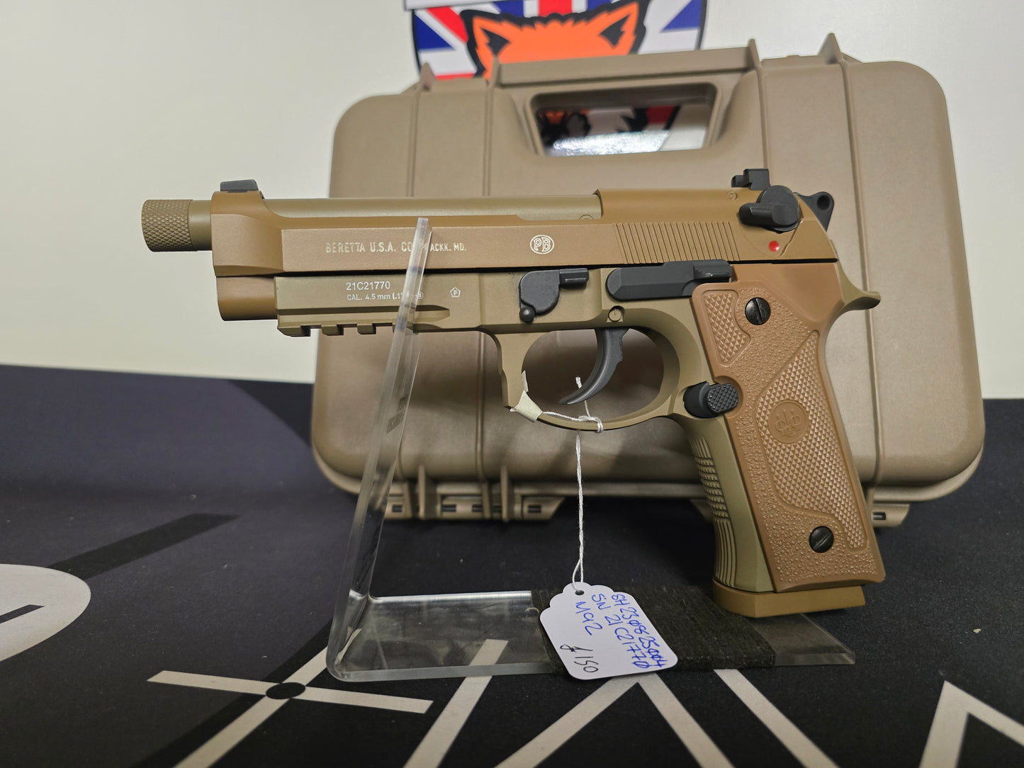 USED Umarex M92 4.5mm Steel BB C02 Pistol SH230825004