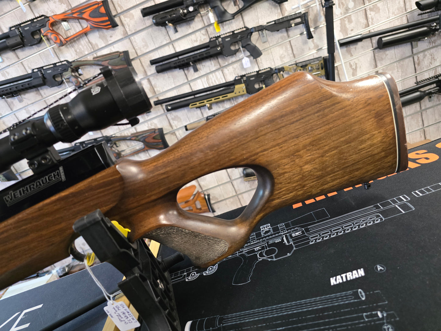 USED Weihrauch HW100T .177 PCP RIFLE SH111025007