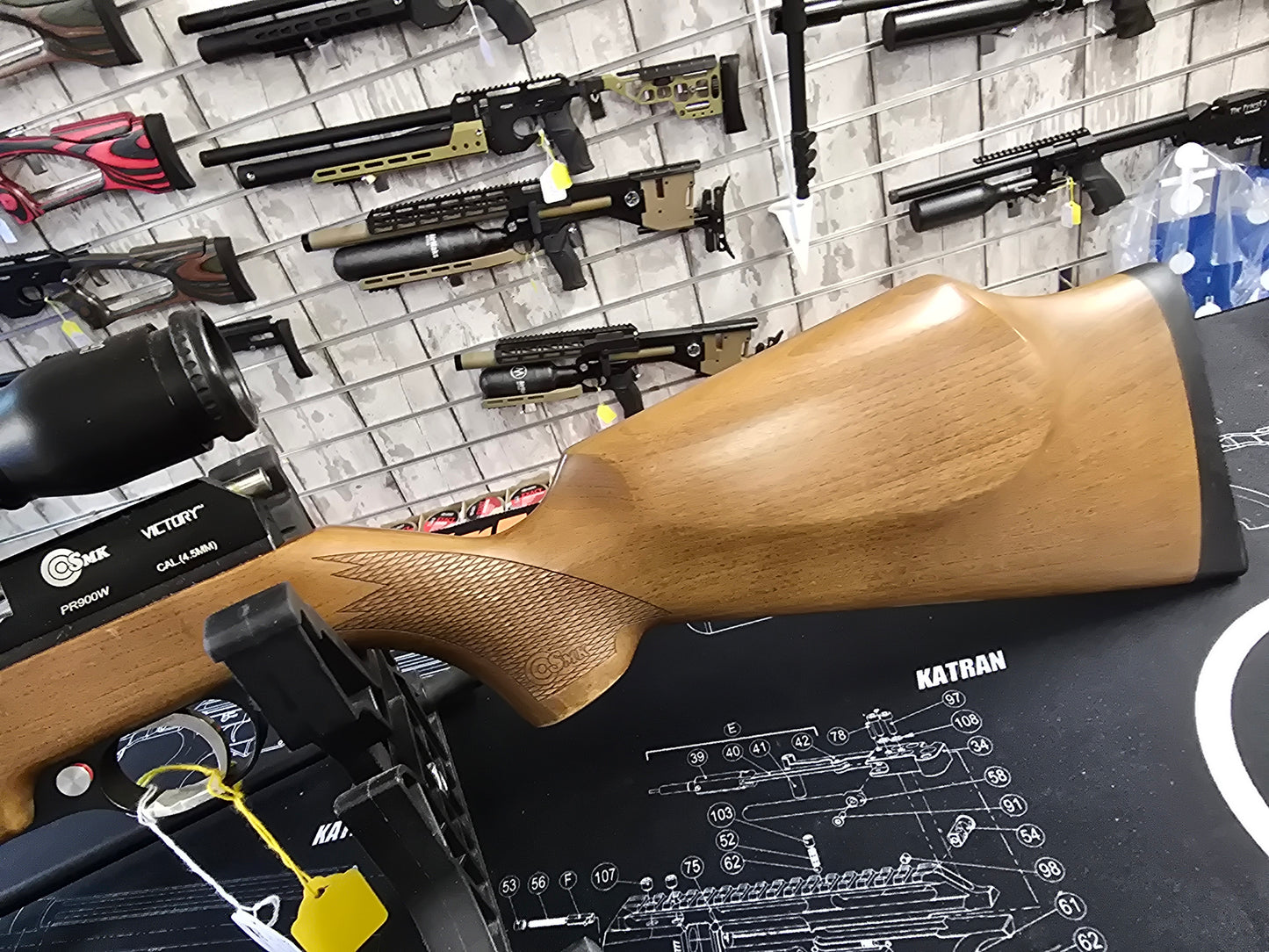 USED SMK Victory PR900W .177 PCP RIFLE SH091025008