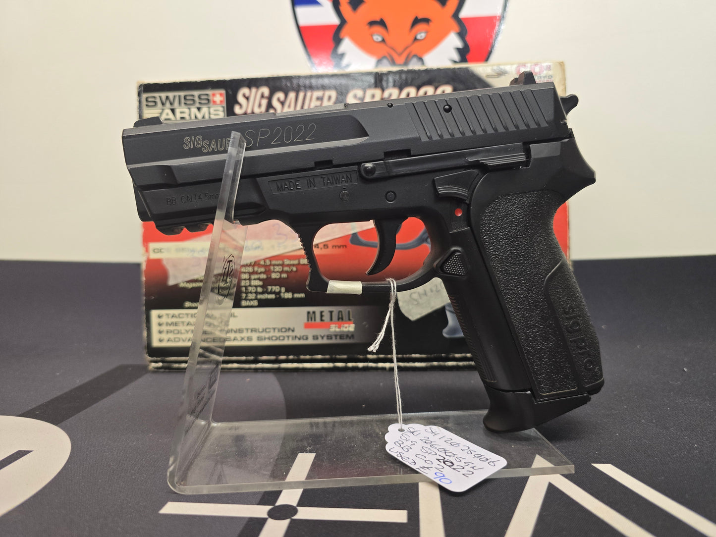 USED KWC Swiss Arms 2022 C02 4.5mm Pistol SH12025006