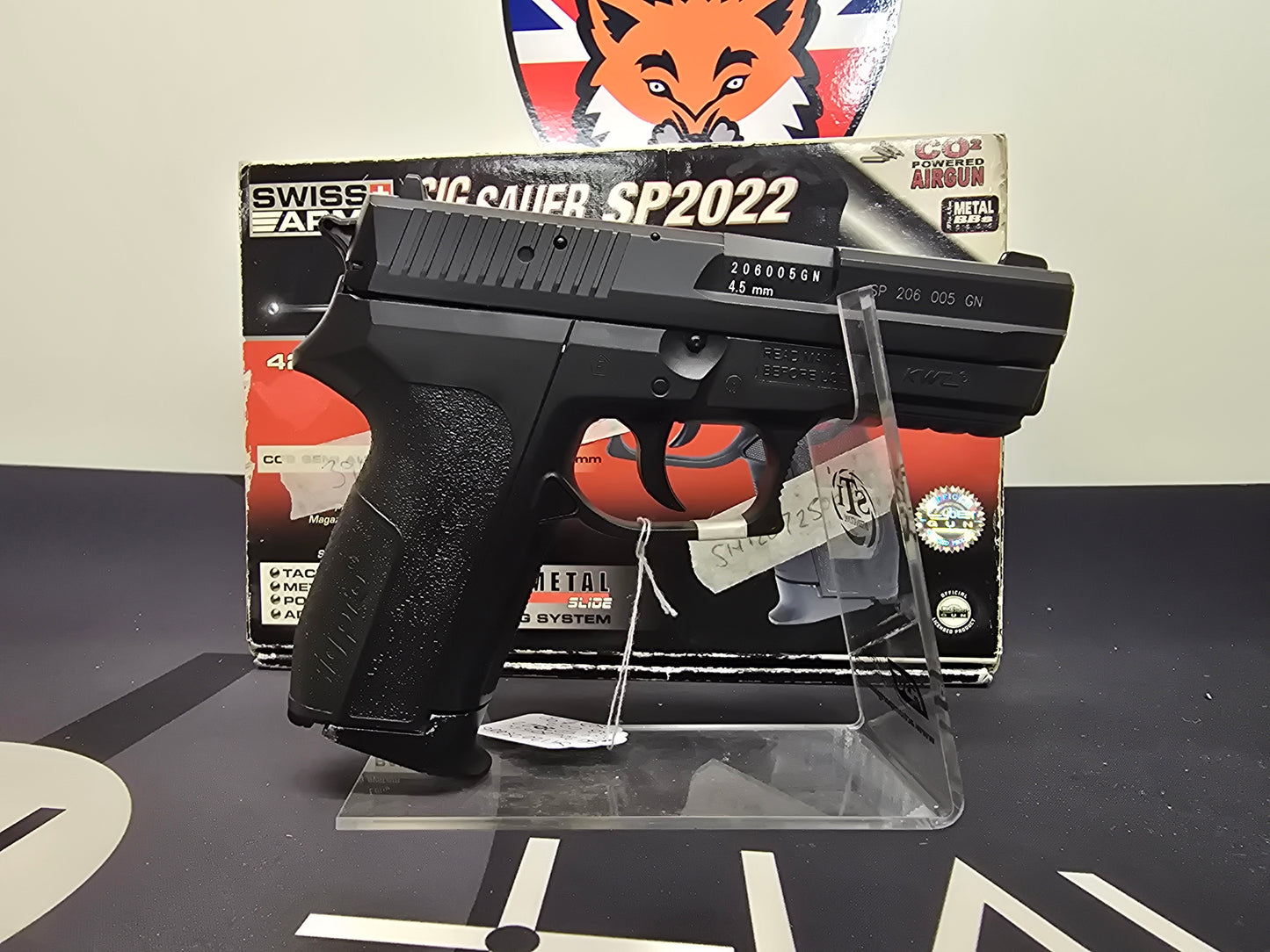 USED KWC Swiss Arms 2022 C02 4.5mm Pistol SH12025006