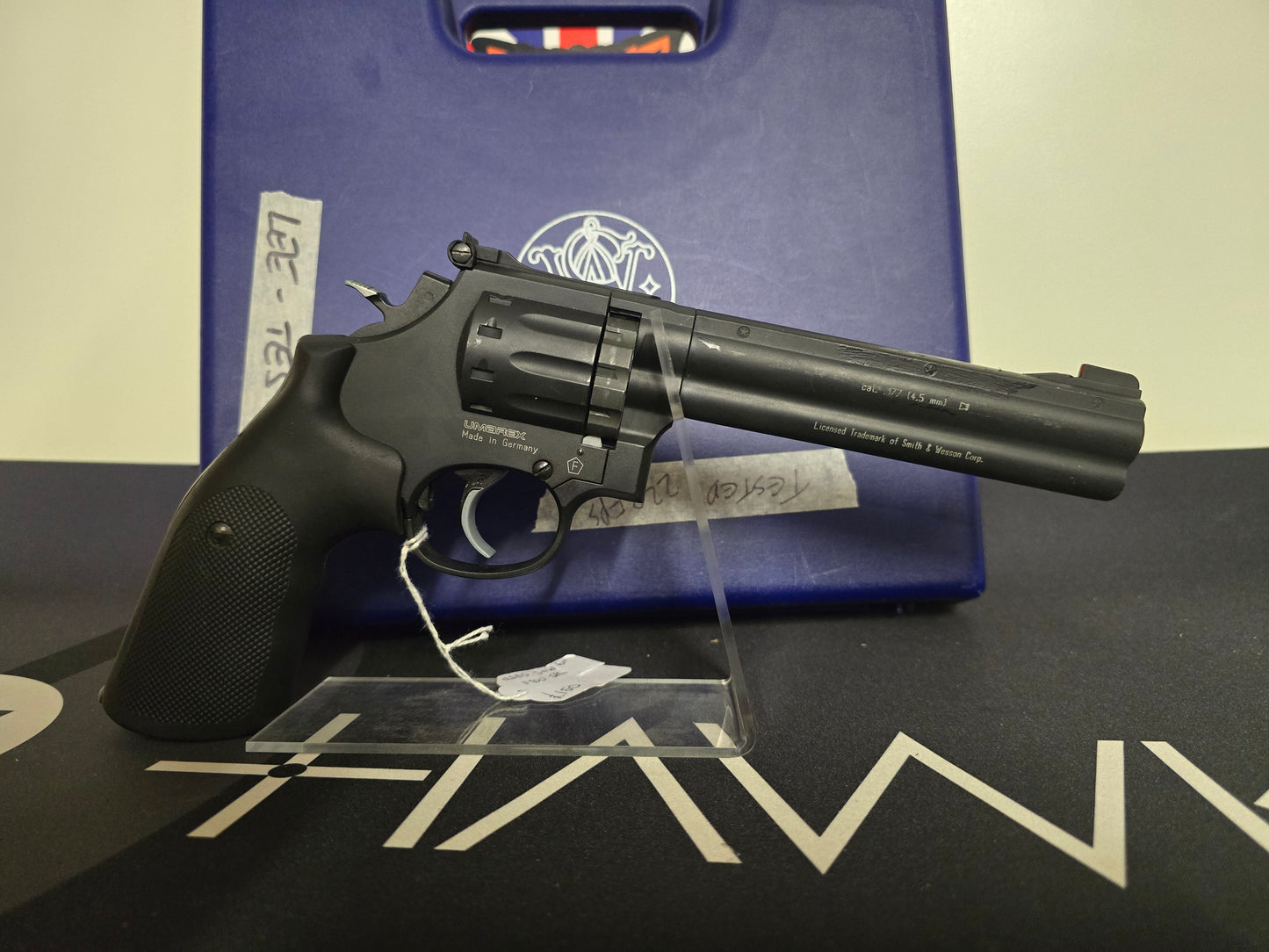 USED Smith & Wesson Mod 586 6" C02 .177 Pistol SH040924009