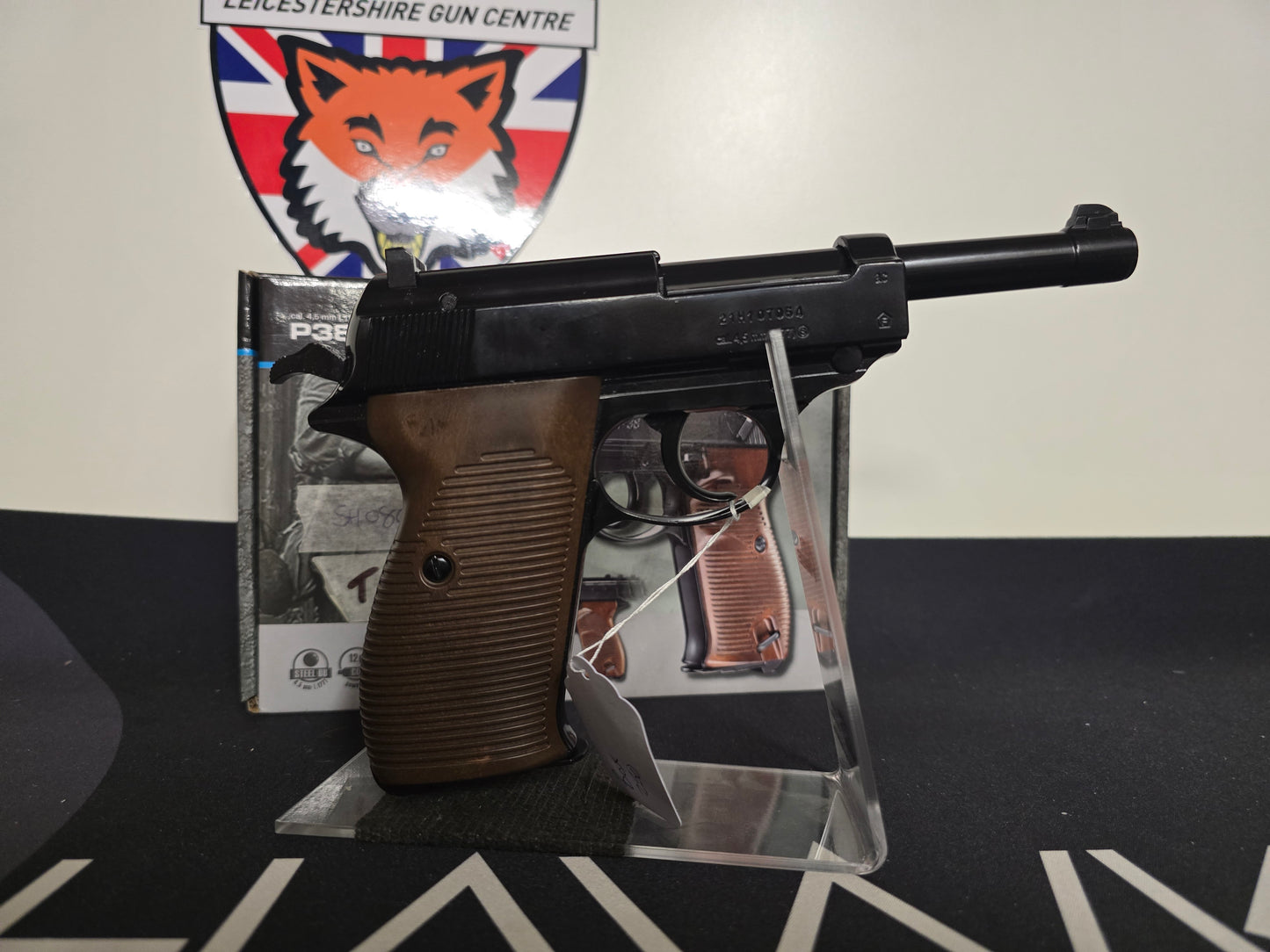 USED Umarex P38 4.5mm Steel BB C02 Pistol SH080324004