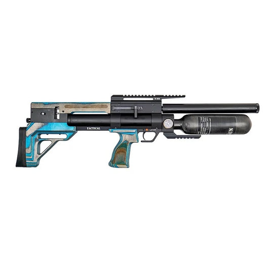 KalibrGun Cricket II Tactical 45 Light Blue .177 PCP Airgun