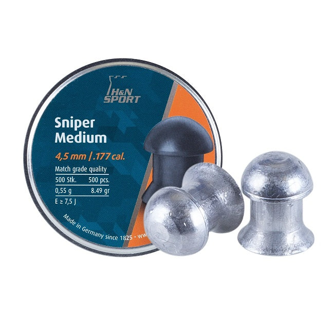 H&N Sniper Medium .177 Airgun Pellets
