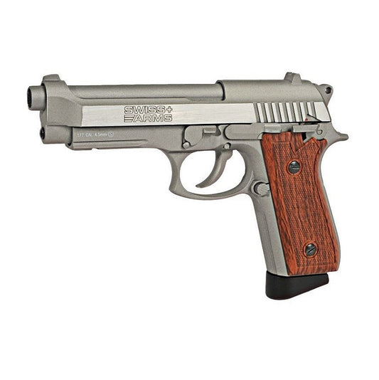 Swiss Arms SA P92 C02 Chrome 4.5mm Air Pistol