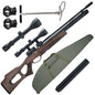 Kral Nish .177 wood stock PCP Airgun Package
