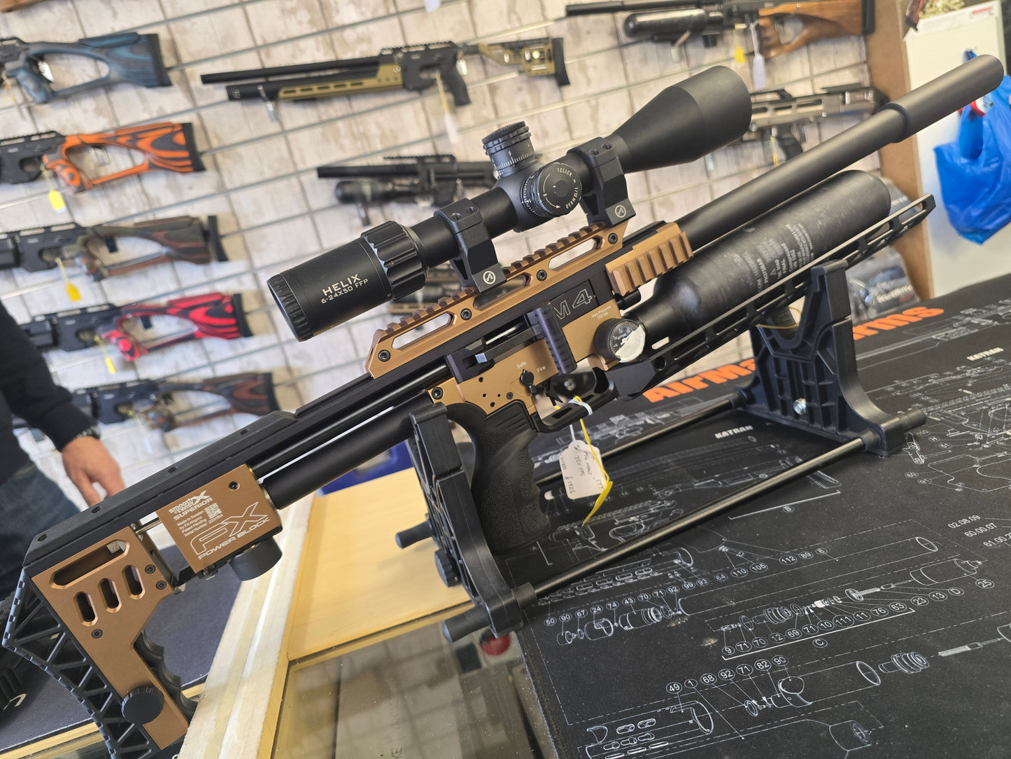 USED FX M4 Impact .177 PCP RIFLE SH090526001