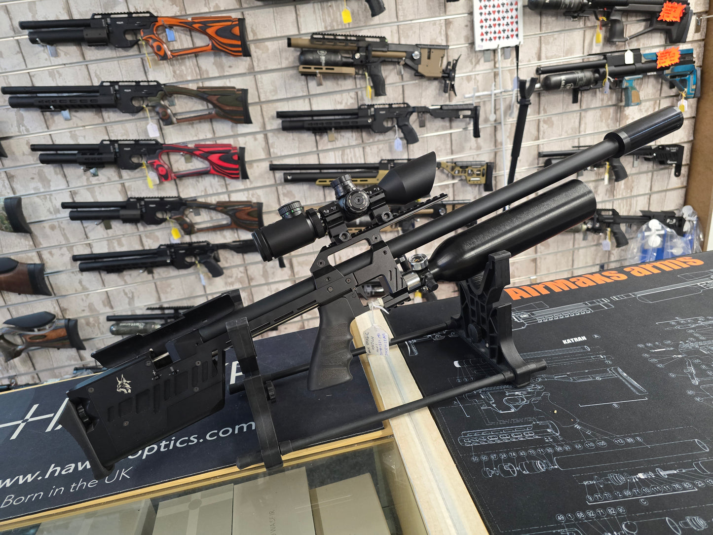 USED RTI P3 .22 PCP RIFLE SH231025002