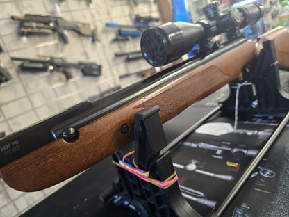 USED Weihrauch HW95 Delux .22 Spring RIFLE SH290826001