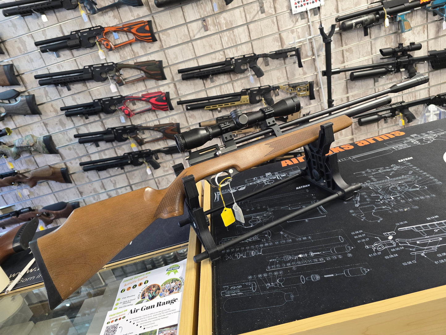 USED SMK Victory PR900W .177 PCP RIFLE SH091025008