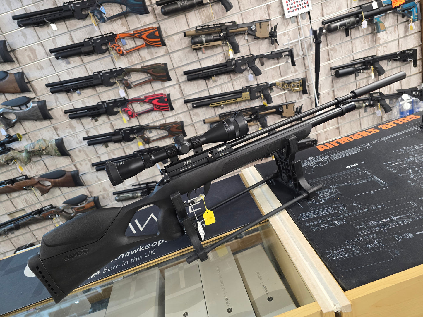 USED Gamo Gx-250 .177 PCP RIFLE SH011125001