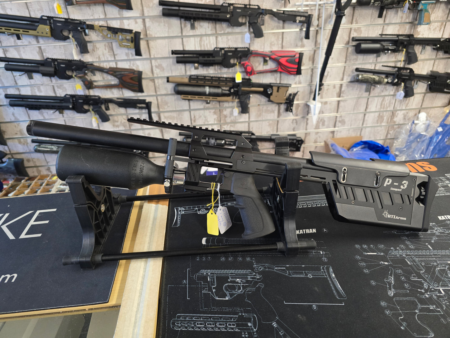 USED RTI P-3 .177 PCP RIFLE SH051225001