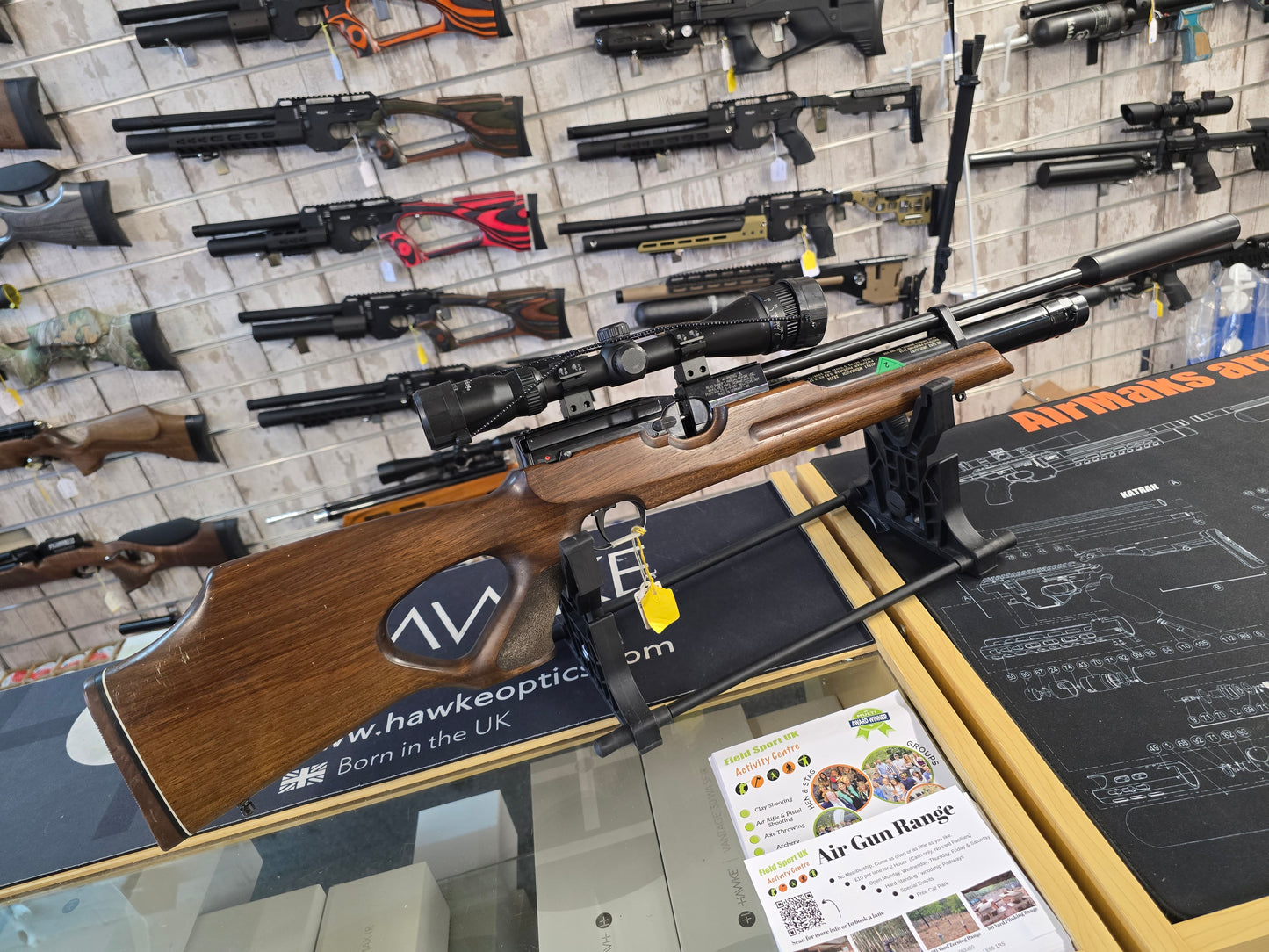 USED Weihrauch HW100T .177 PCP RIFLE SH111025007
