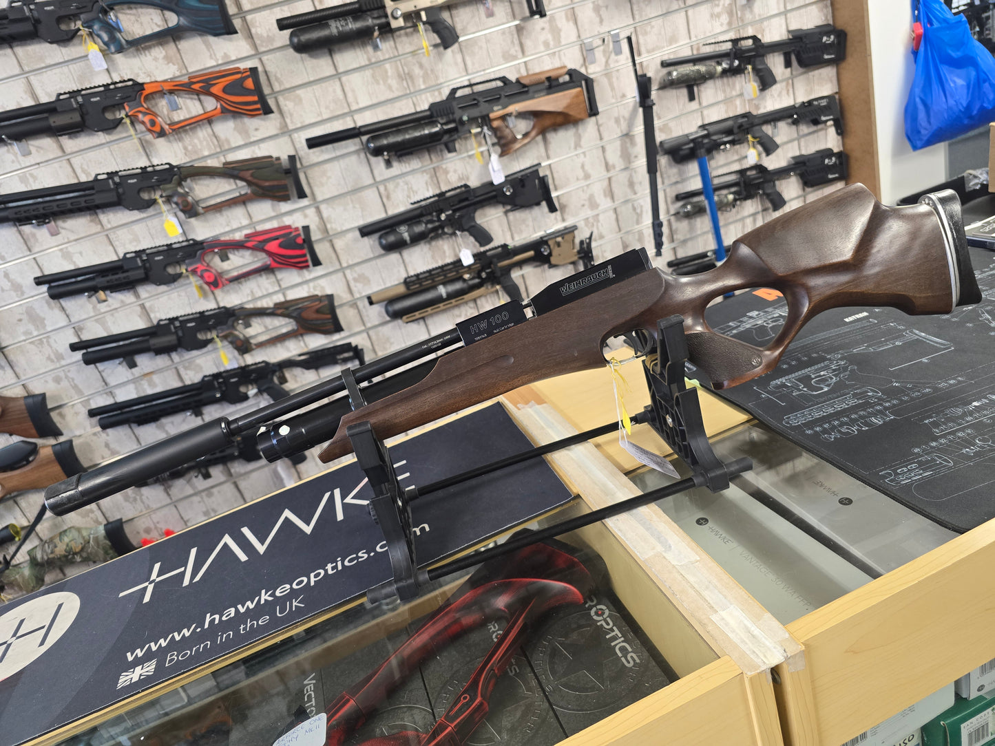 USED Weihrauch HW100KT .177 PCP RIFLE SH050326002