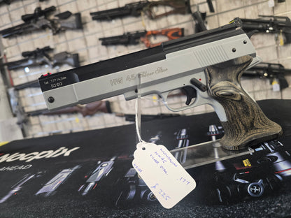 USED Weihrauch HW45 Silver Star .177 Pellet Pistol SH101026009