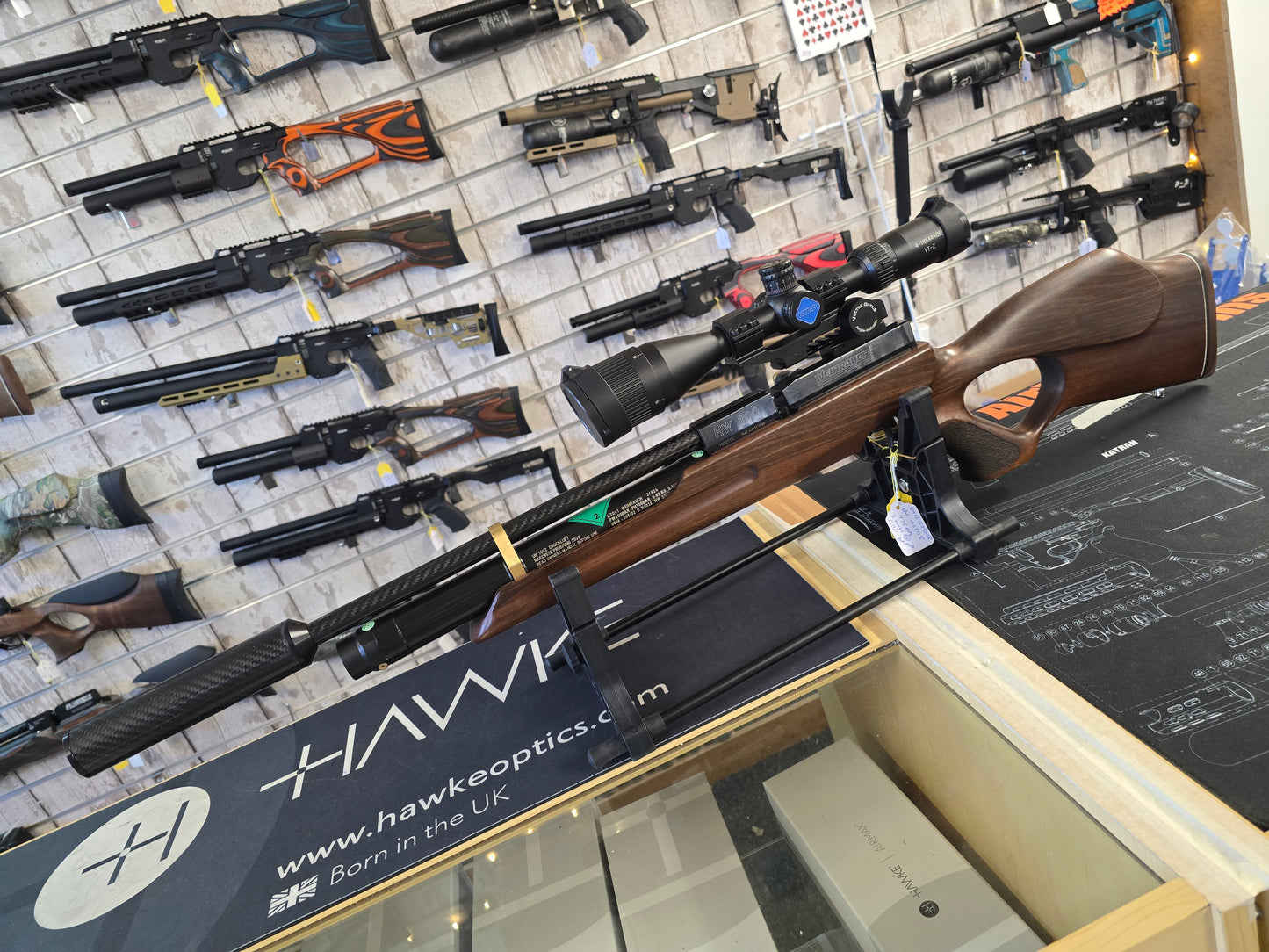 USED Weihrauch HW100T .177 PCP RIFLE SH061225008