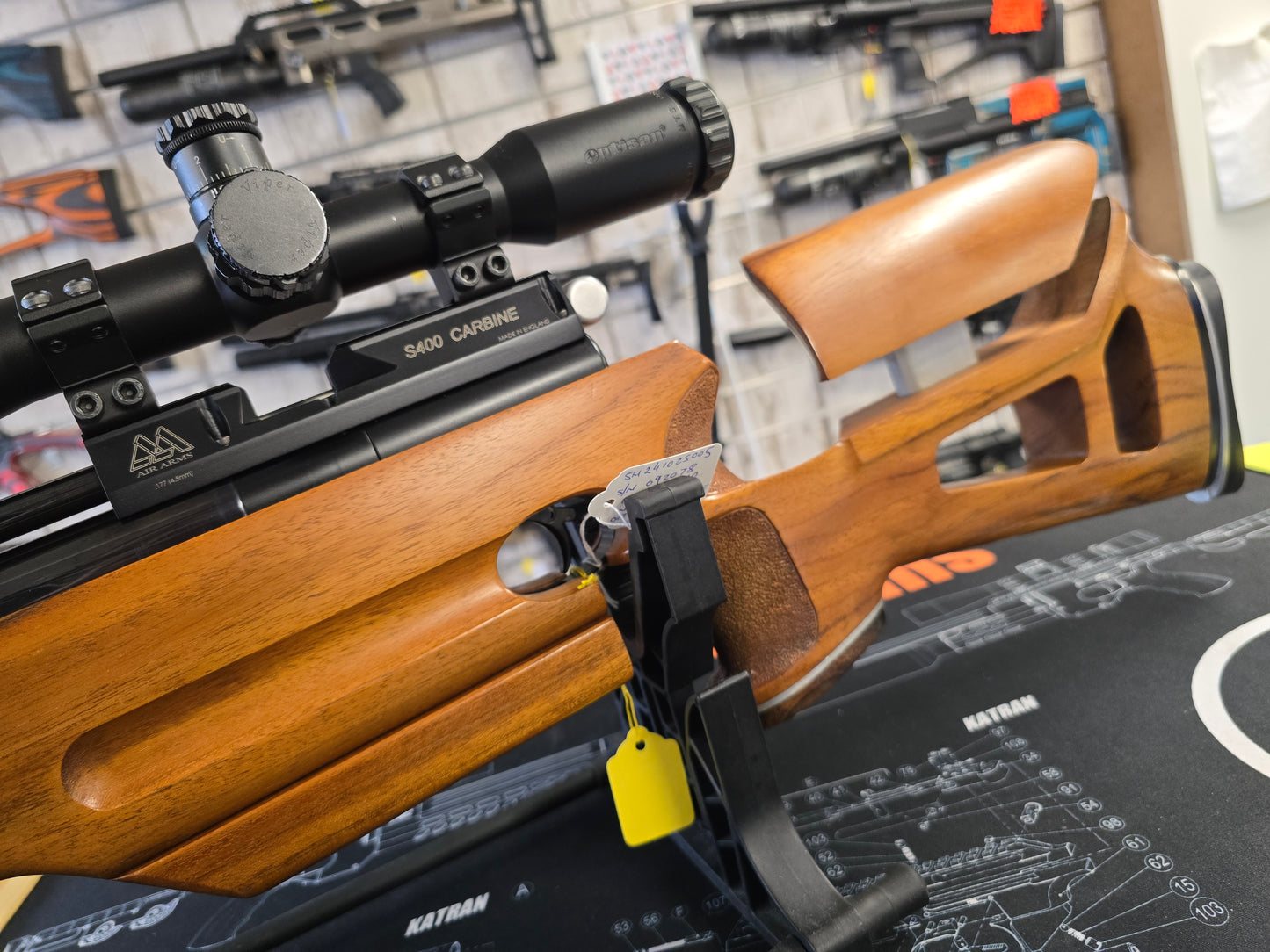USED Air Arms S400 Carbine .177 PCP RIFLE SH241015005