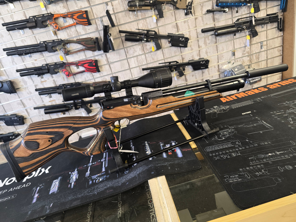 USED Weihrauch HW100s Laminated .177 PCP RIFLE SH110926008
