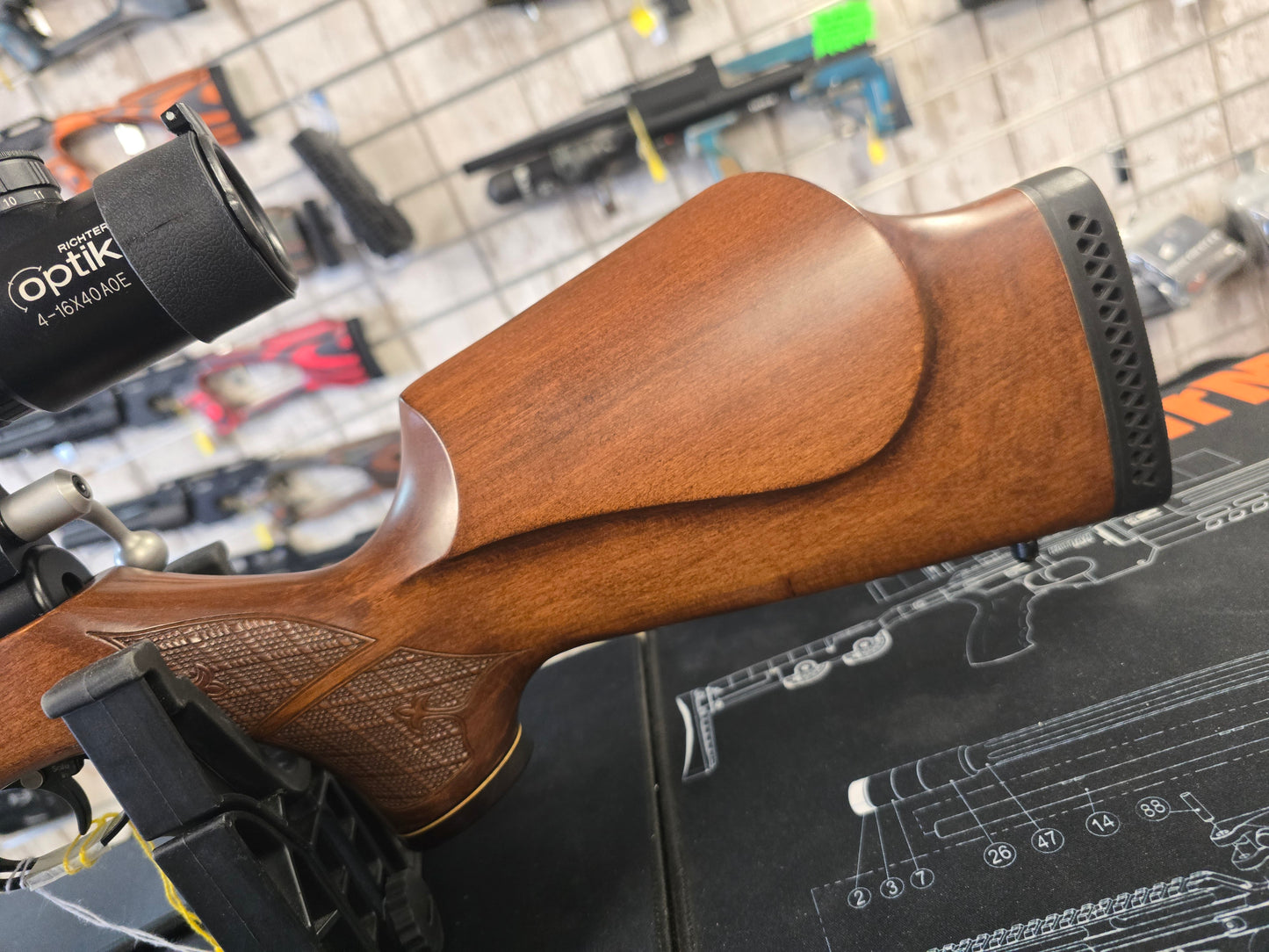 USED Air Arm S410 Carbine .177 PCP RIFLE SH060626002