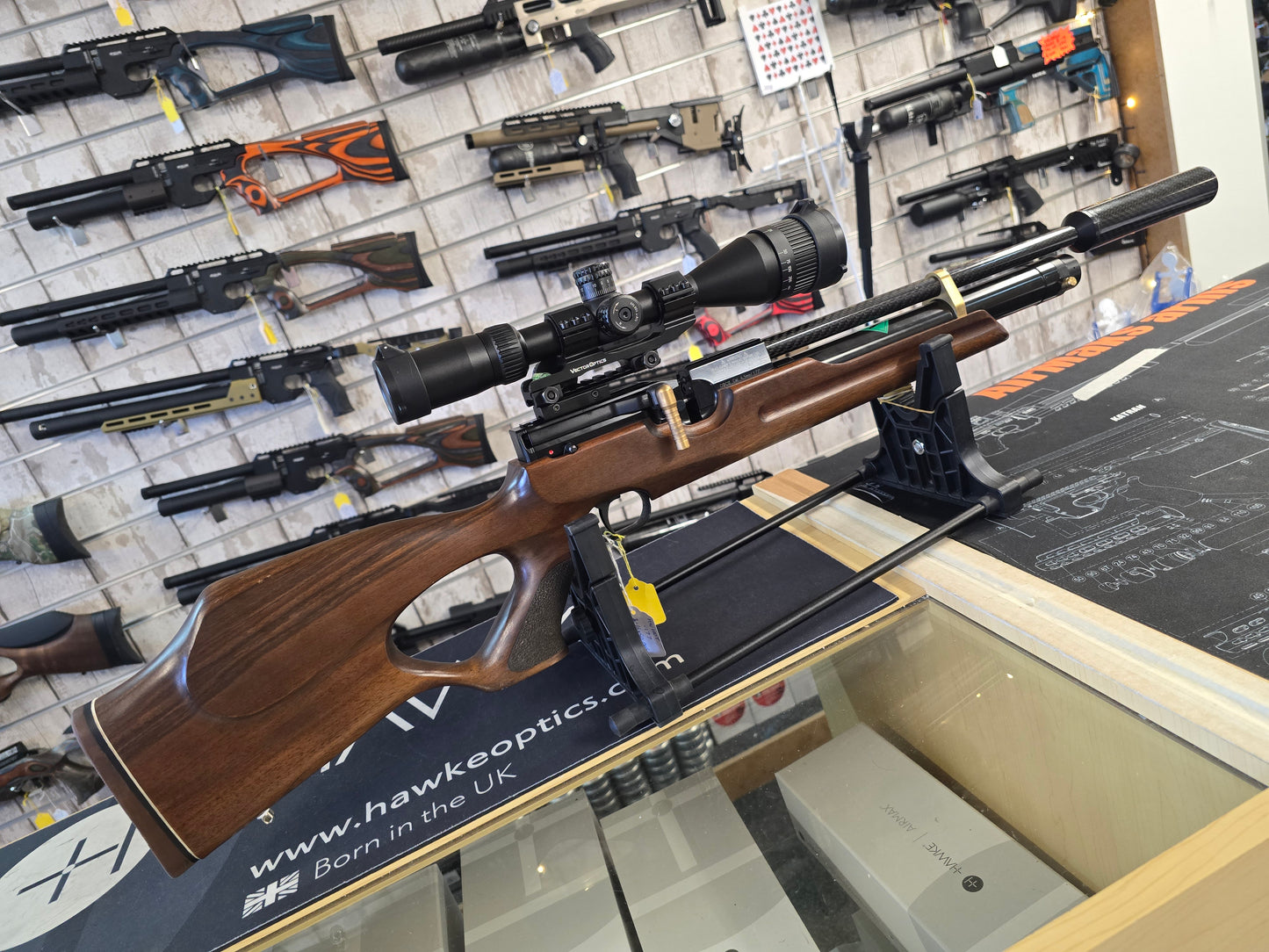 USED Weihrauch HW100T .177 PCP RIFLE SH061225008