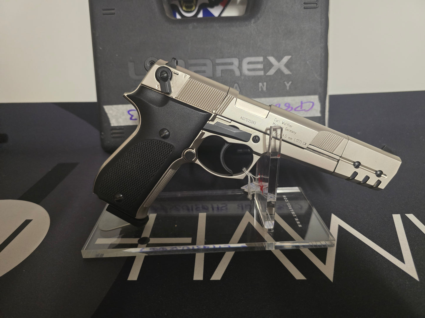 USED Umarex CP88 Chrome Competition .177 C02 Pistol SH031025003