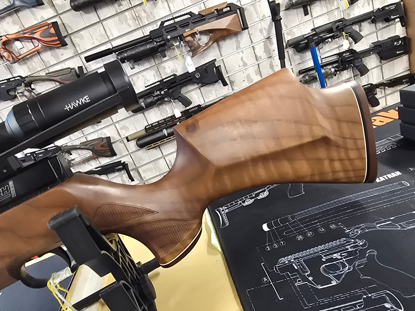 USED Weihrauch HW100 .177 PCP RIFLE SH070326002