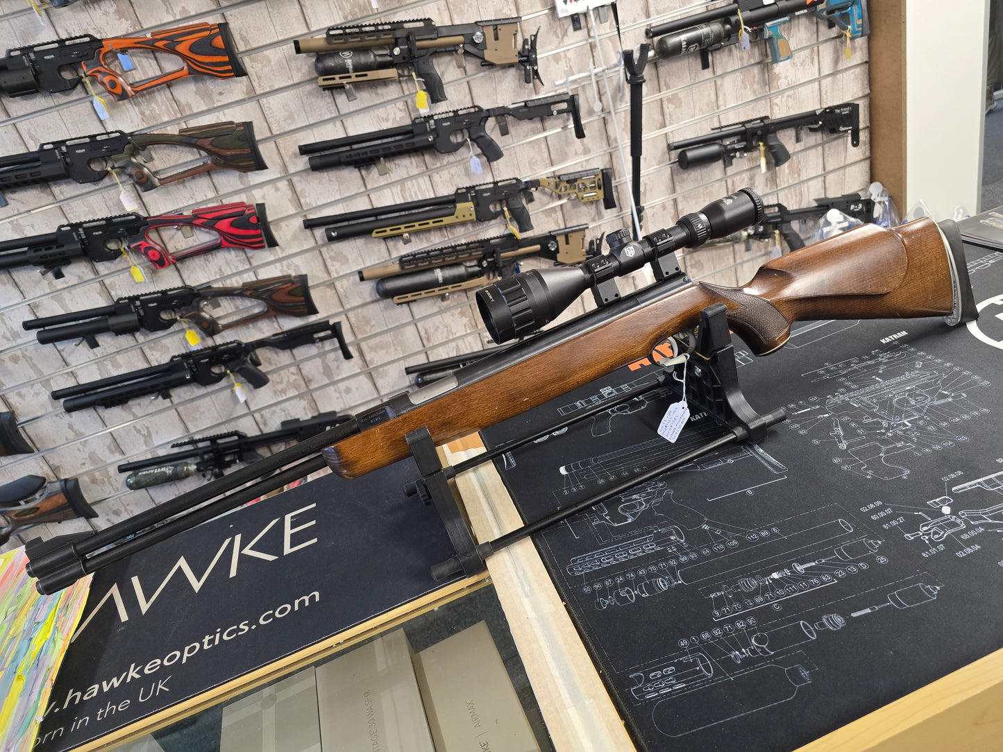 USED Weihrauch HW77 .22 Spring RIFLE SH281125009