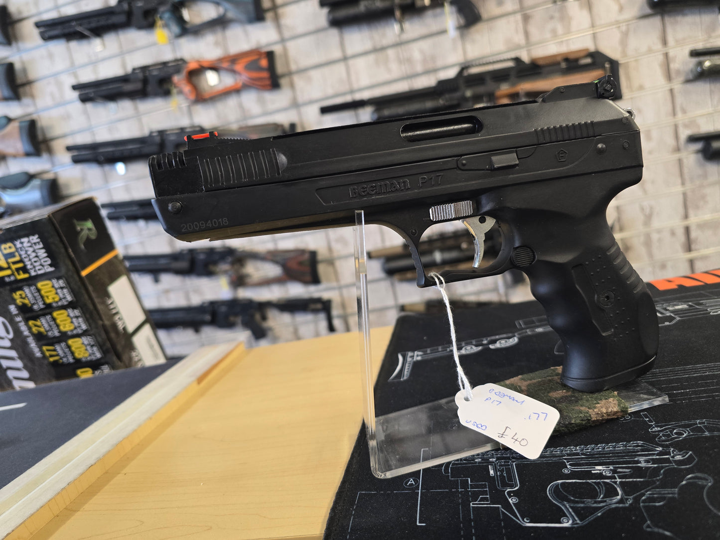 USED Beeman P17 .177 Phnumatic Pistol SH061225003