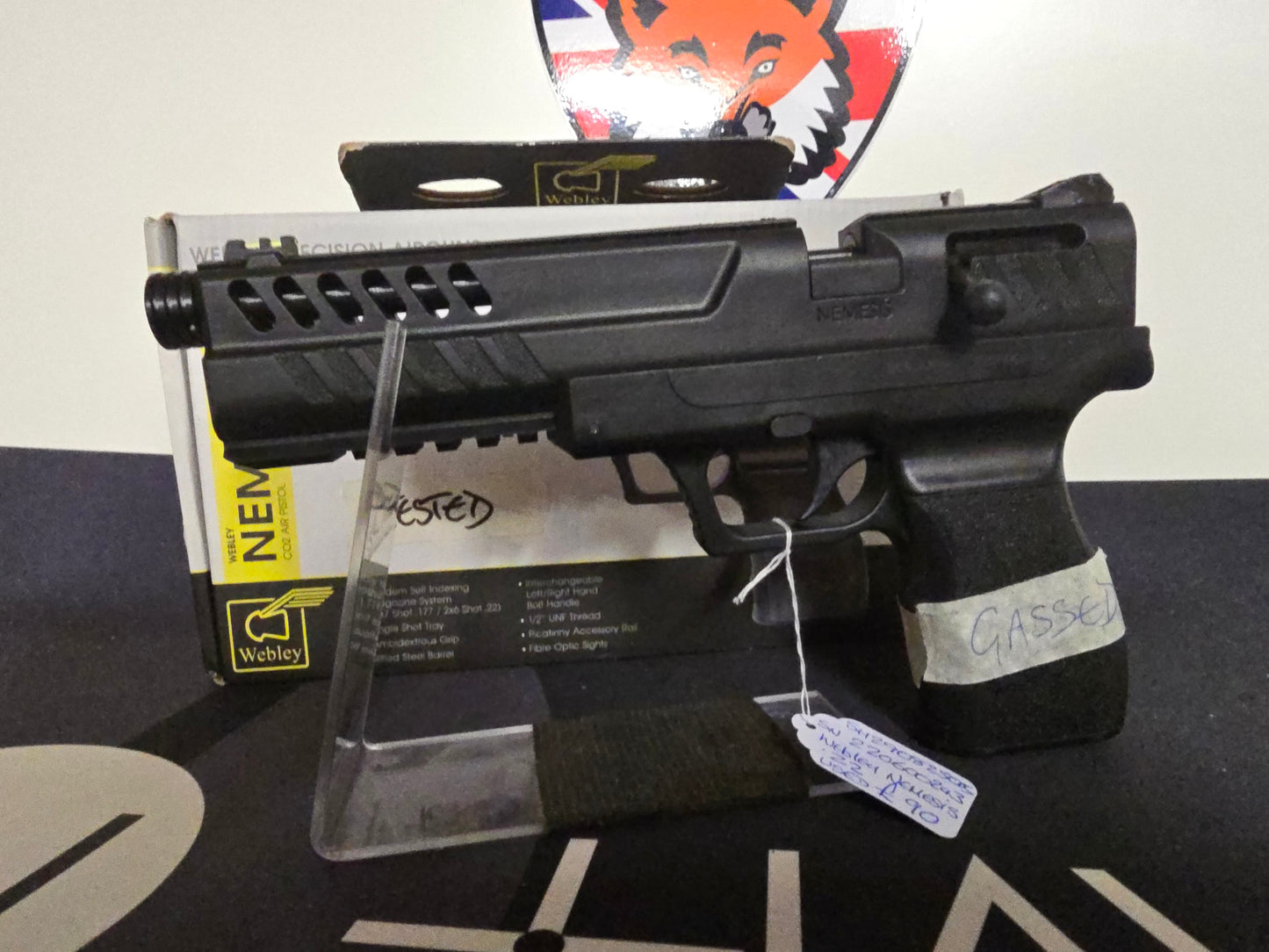 USED Webley Nemisis .22 C02 Pistol SH29082503