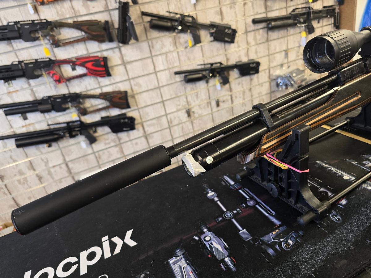 USED Weihrauch HW100s Laminated .177 PCP RIFLE SH110926008