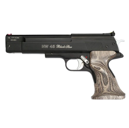 Weihrauch HW45 Black Star .22 Air Pistol